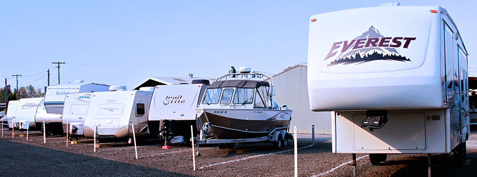 Boat Storage: enclosed, covered, and outside.